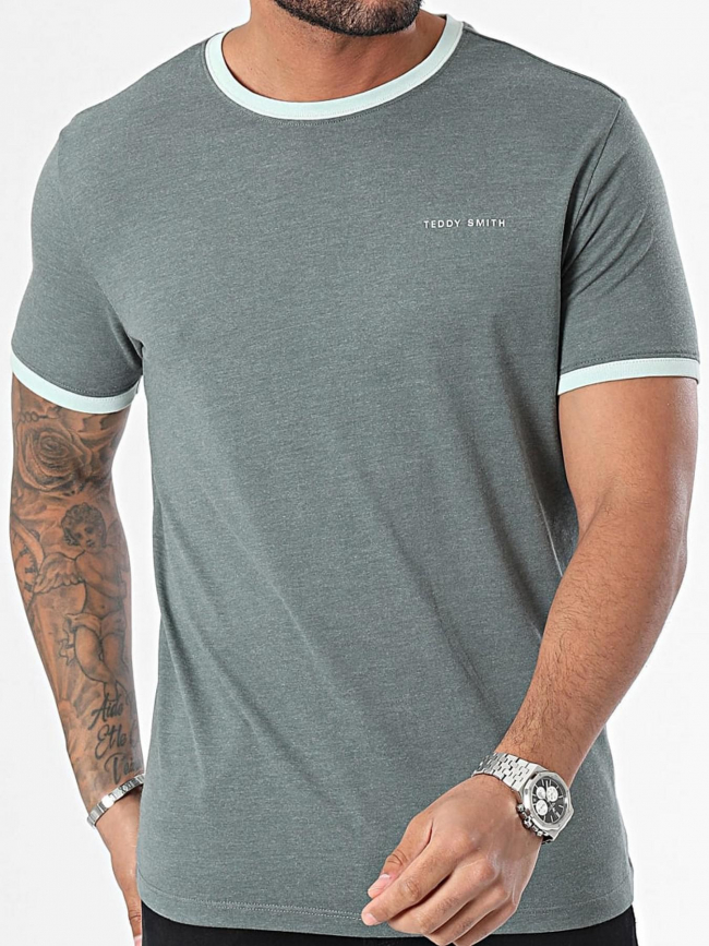 T-shirt the-tee kaki homme - Teddy Smith