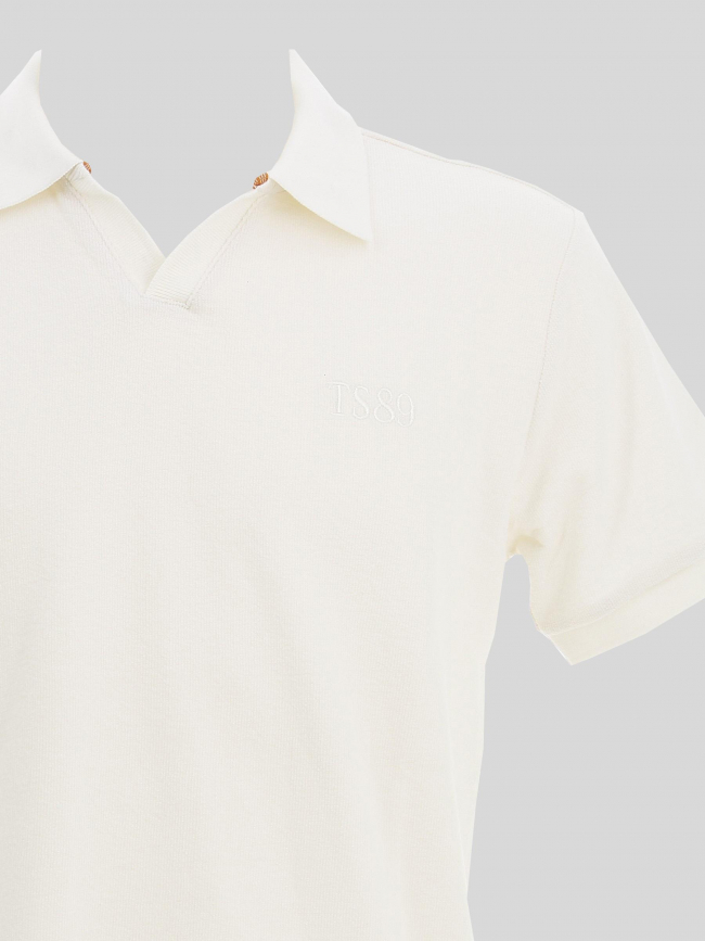 Polo sovan blanc crème homme - Teddy Smith