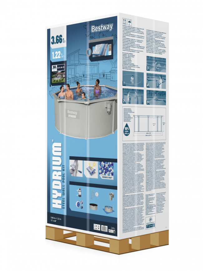 Piscine hors sol hydrium 360 x 120 cm - Bestway