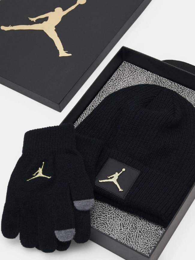 Coffret bonnet gants metal jumpman noir enfant - Jordan