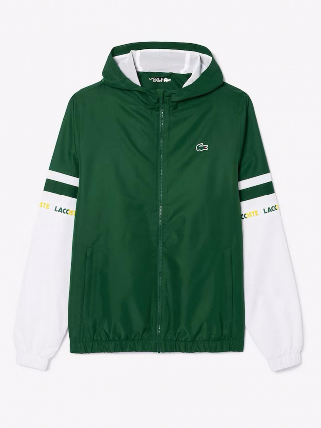 Veste de survêtement tracktops vert homme - Lacoste