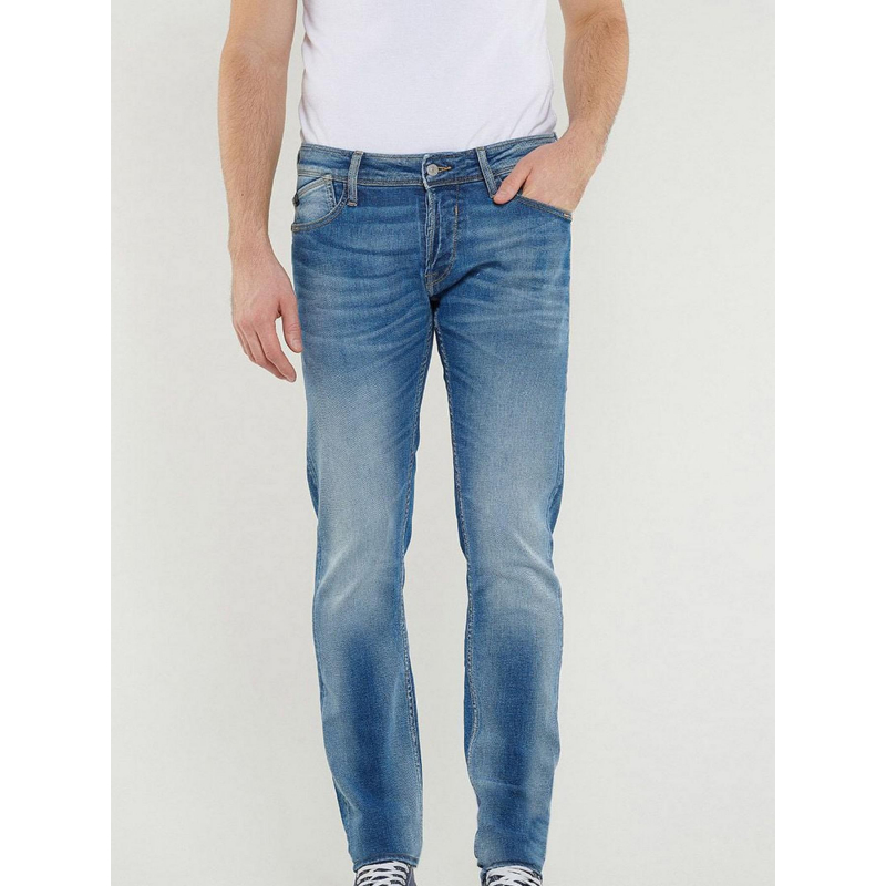 Jean slim ajusté 700/11 basic bleu homme - Le Temps Des Cerises