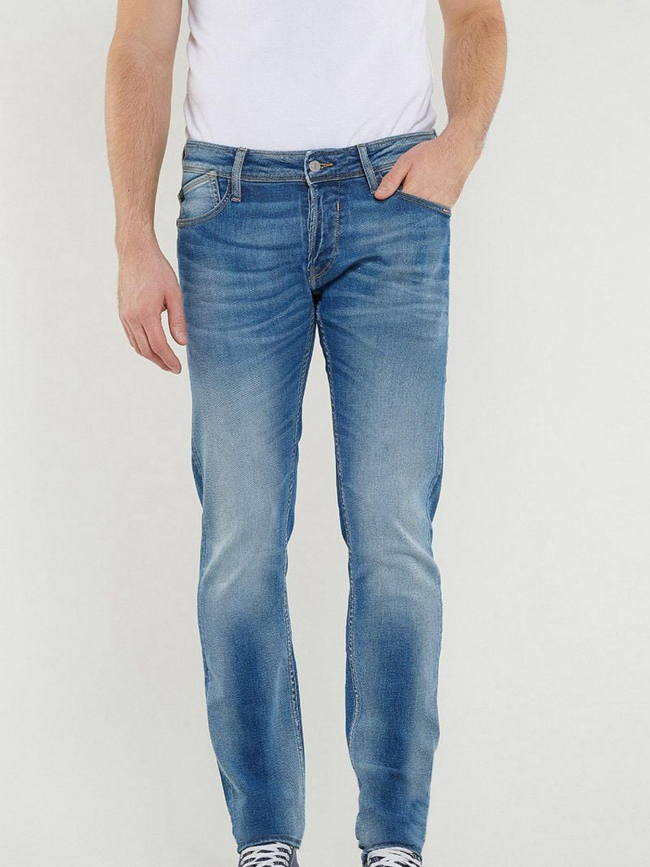 Jean slim ajusté 700/11 basic bleu homme - Le Temps Des Cerises