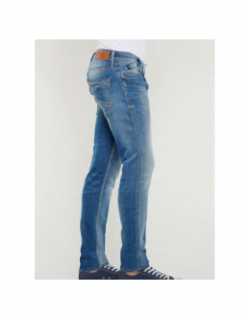 Jean slim ajusté 700/11 basic bleu homme - Le Temps Des Cerises