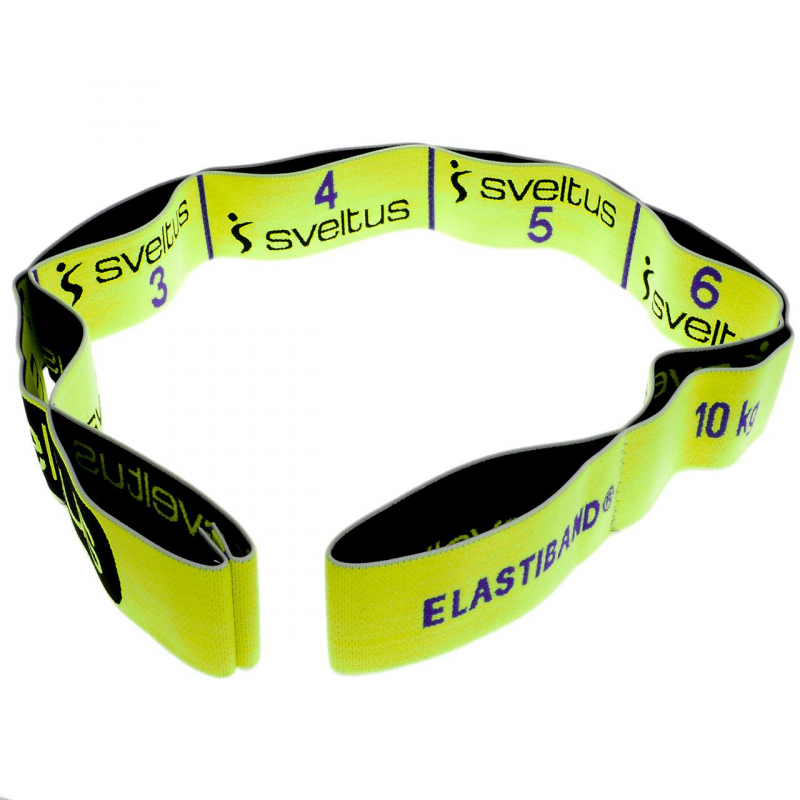 Elastiband jaune 10 kg fourreau + QRCode