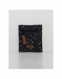 Pochette mini sac à dos S grande muraille bleu marine - Cabaïa