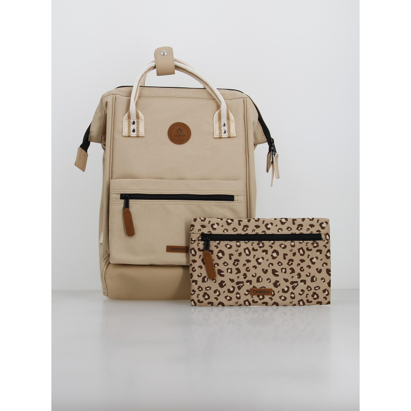 Sac à dos medium adventurer lobito beige - Cabaïa