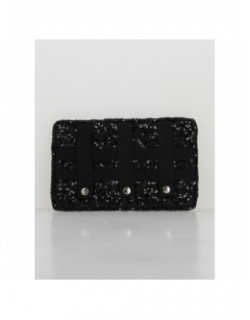 Pochette sac à dos L christmas sequins rue des rennes noir - Cabaïa