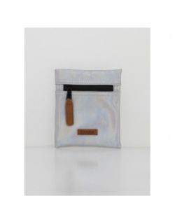 Pochette mini sac à dos S iridescent les lices argent - Cabaïa