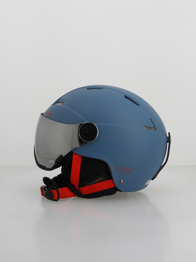 Casque de ski android visor bleu - Cairn