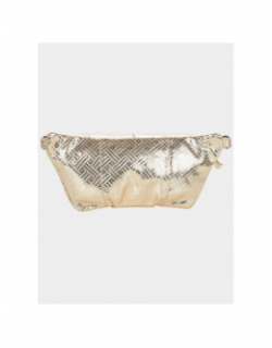 Sac banane en cuir milla doré femme - Pieces