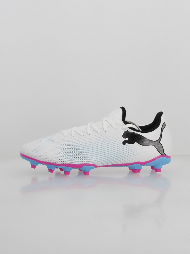 Chaussures de football future 7 play fg/ag blanc homme - Puma