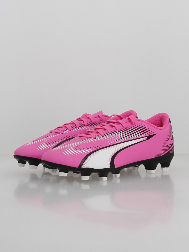 Chaussures de football ultra play fg/ag rose homme - Puma