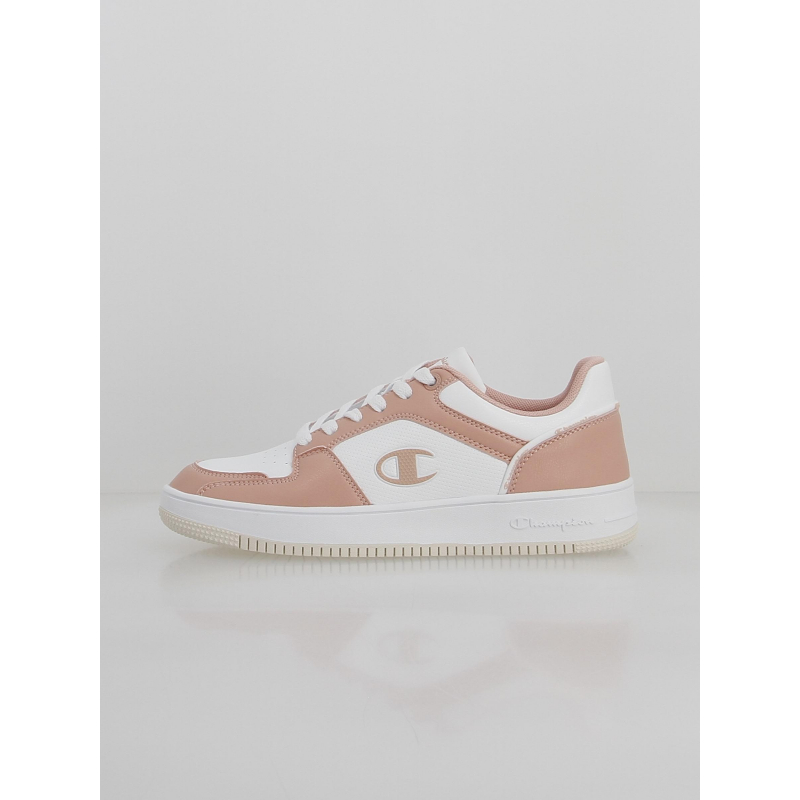 Baskets rebound 2.0 bicolore rose blanc femme - Champion