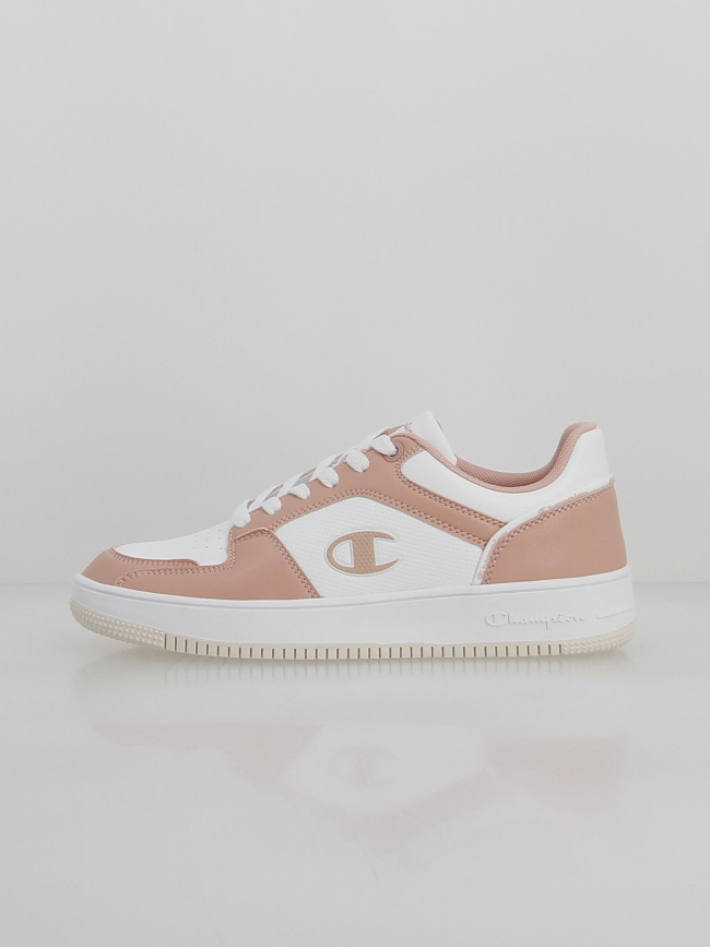 Baskets rebound 2.0 bicolore rose blanc femme - Champion