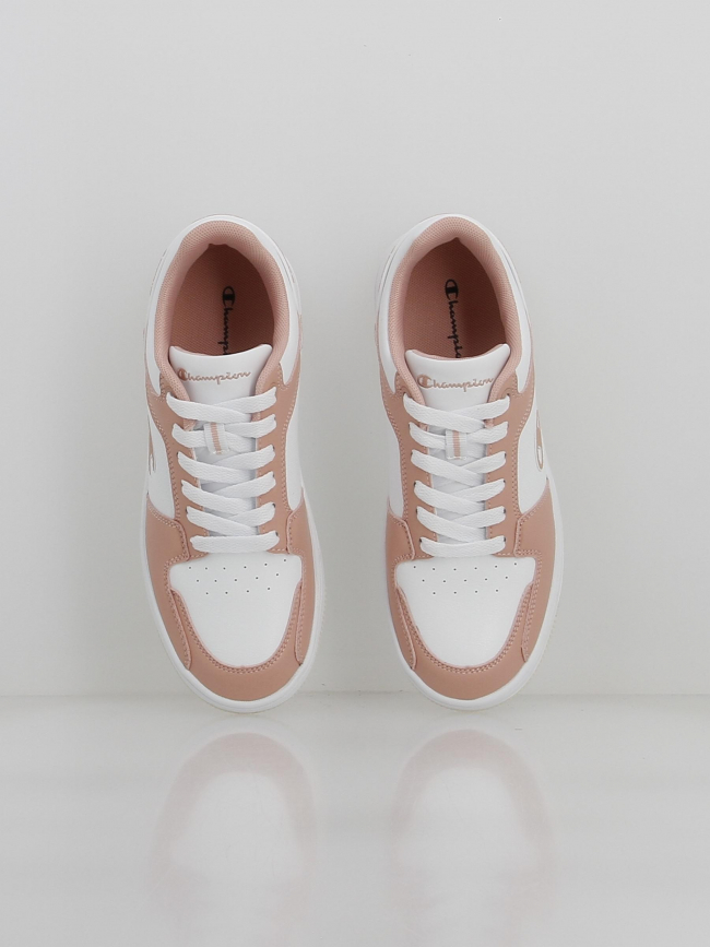 Baskets rebound 2.0 bicolore rose blanc femme - Champion