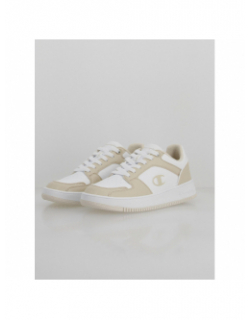 Baskets rebound 2.0 bicolore beige blanc femme - Champion