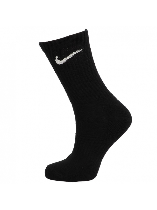 Pack 3 paires de chaussettes crew everyday noir - Nike