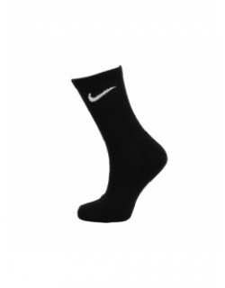 Pack 3 paires de chaussettes crew everyday noir - Nike