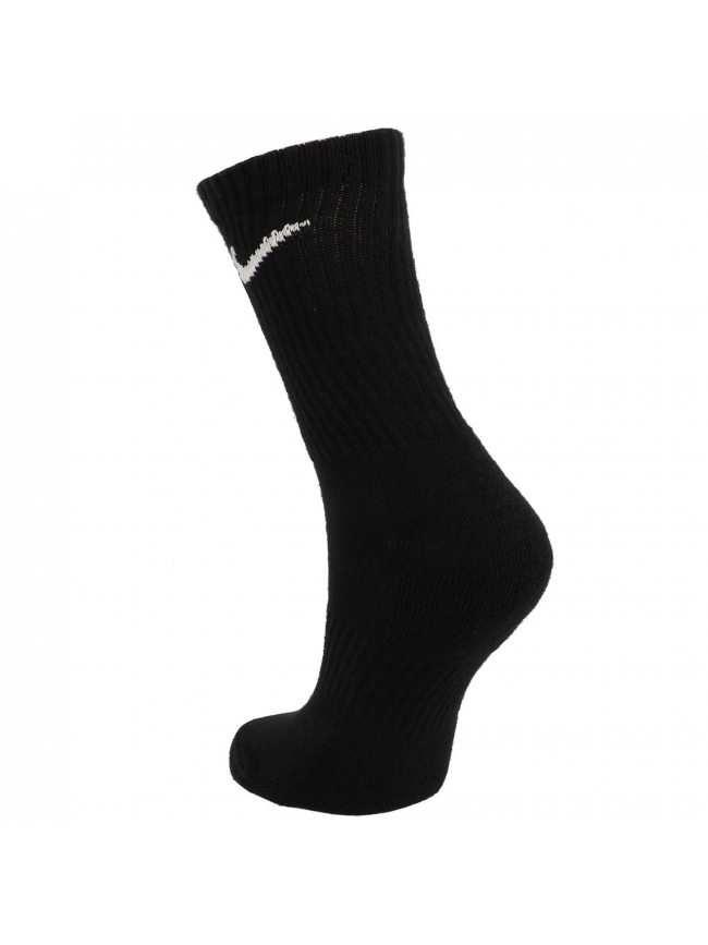 Pack 3 paires de chaussettes crew everyday noir - Nike