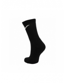 Pack 3 paires de chaussettes crew everyday noir - Nike