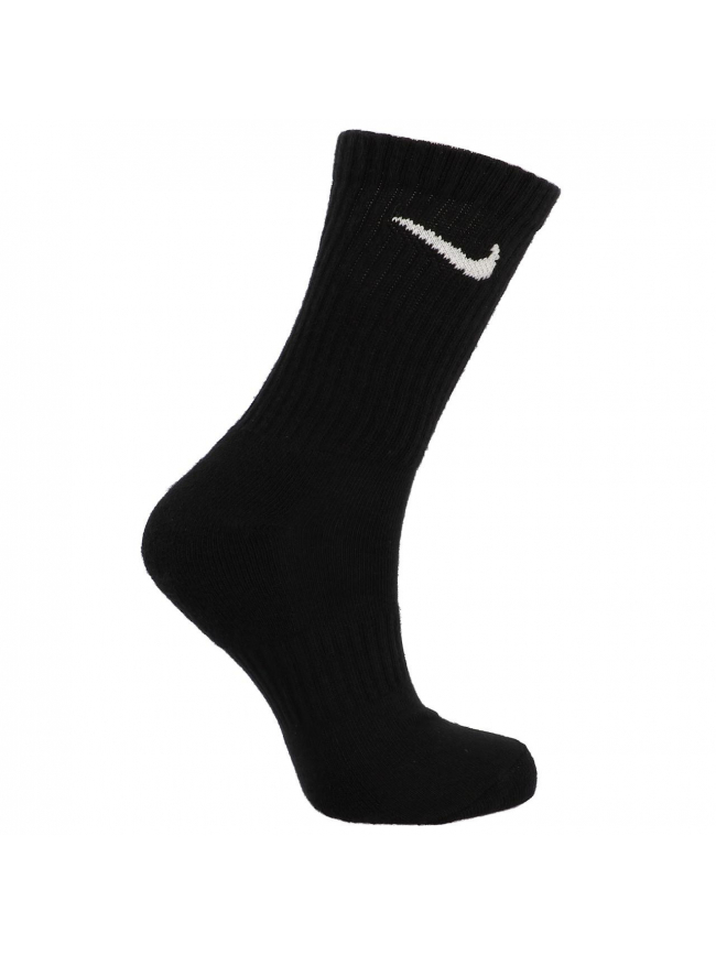 Pack 3 paires de chaussettes crew everyday noir - Nike