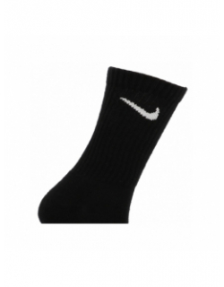 Pack 3 paires de chaussettes crew everyday noir - Nike