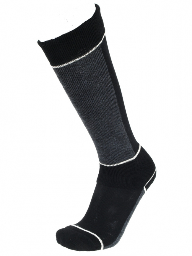 Chaussettes de ski en laine access noir blanc - Perrin