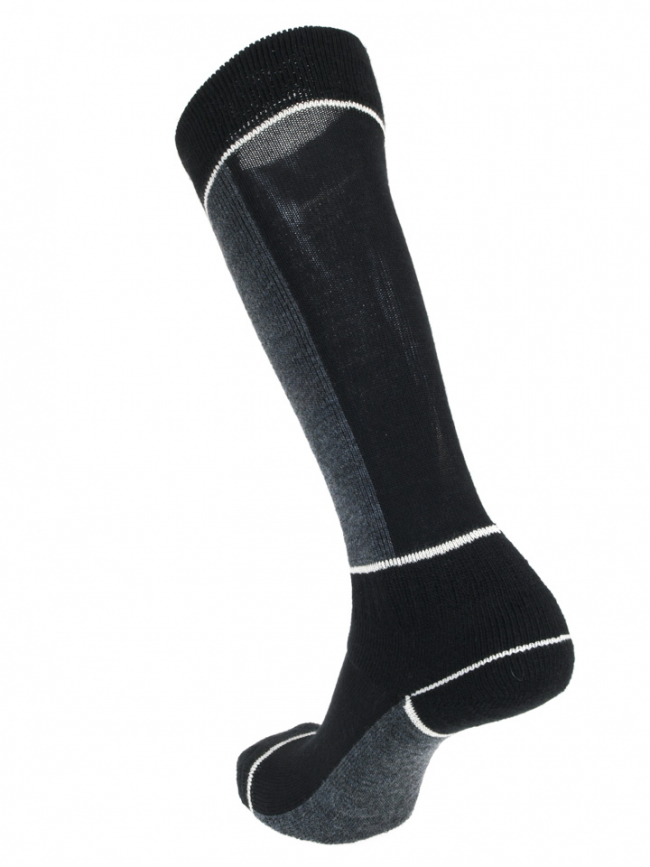 Chaussettes de ski en laine access noir blanc - Perrin