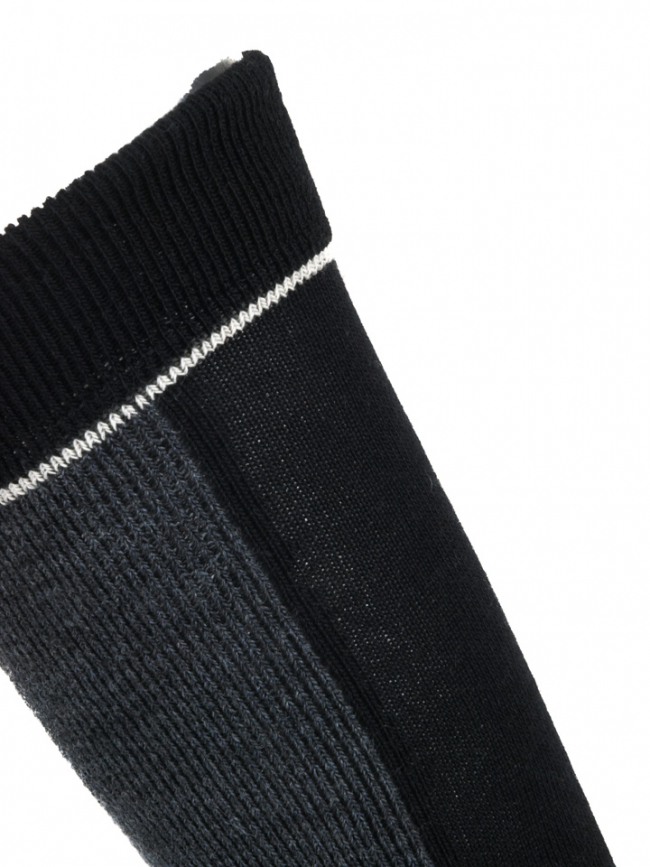 Chaussettes de ski en laine access noir blanc - Perrin