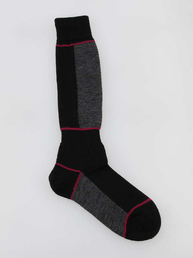 Chaussettes de ski access noir rose - Perrin