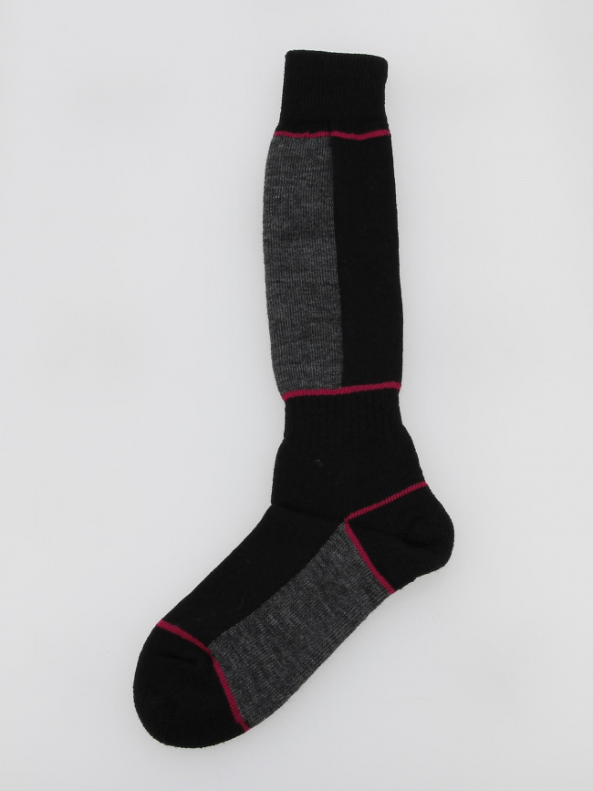 Chaussettes de ski access noir rose - Perrin