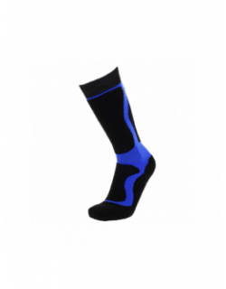 Chaussettes de ski aerotech royal bleu noir - Perrin