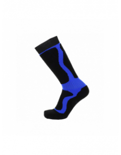 Chaussettes de ski aerotech royal bleu noir - Perrin