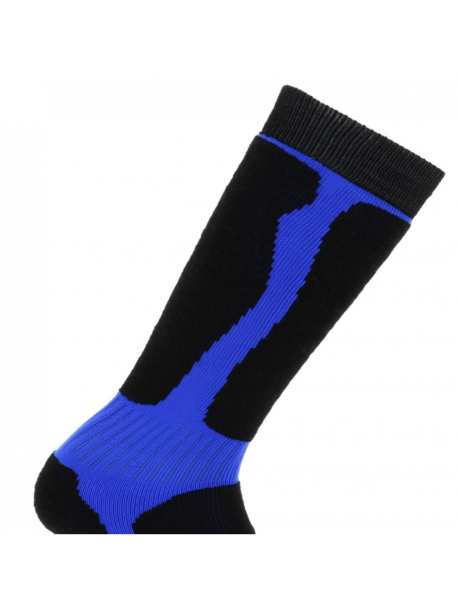 Chaussettes de ski aerotech royal bleu noir - Perrin