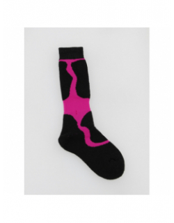 Chaussettes de ski airtek rose noir enfant - Perrin