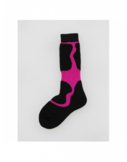 Chaussettes de ski airtek rose noir enfant - Perrin