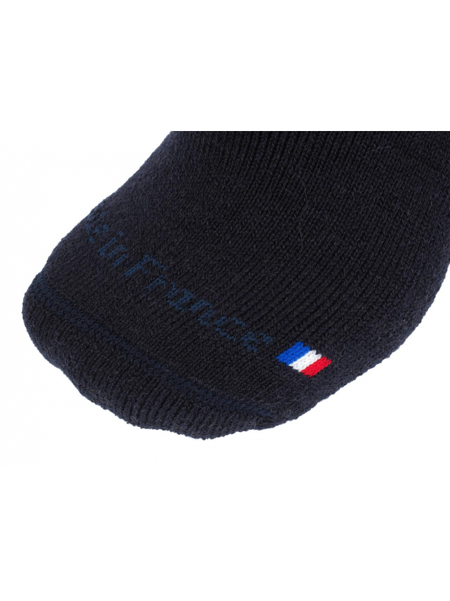 Chaussettes de ski mi bas étoile bleu marine - Perrin