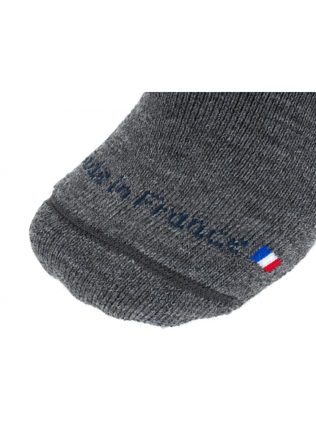 Chaussettes de ski mi bas étoile gris - Perrin