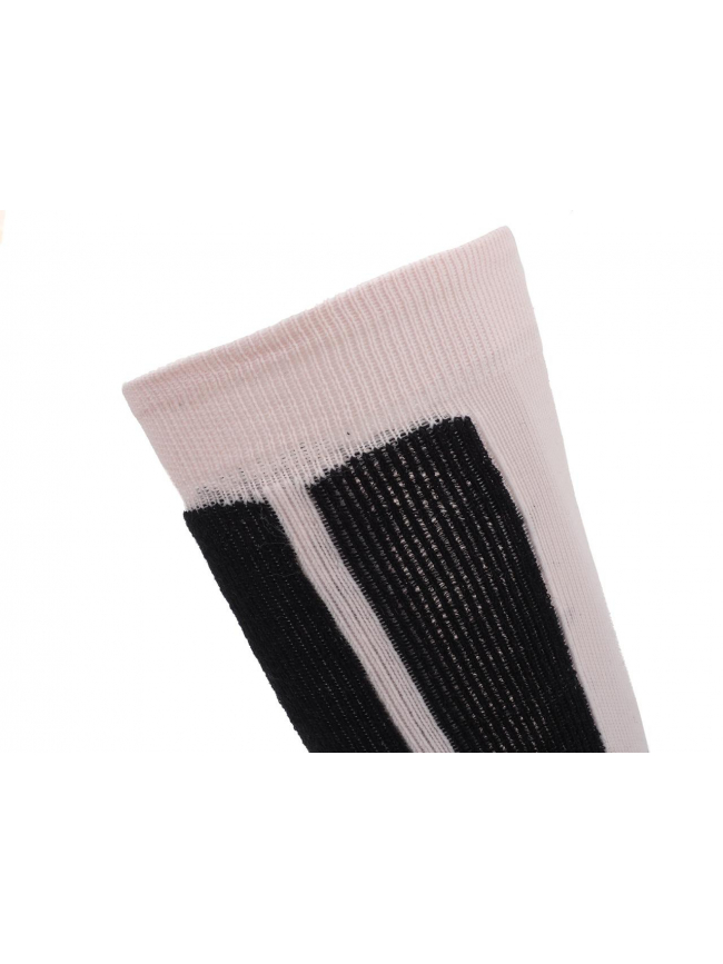 Chaussettes de ski en laine back side rose noir - Perrin