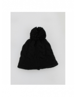 Bonnet à pompon drapeau canada noir enfant - Cairn