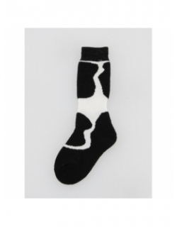 Chaussettes de ski aerotech noir blanc enfant - Perrin