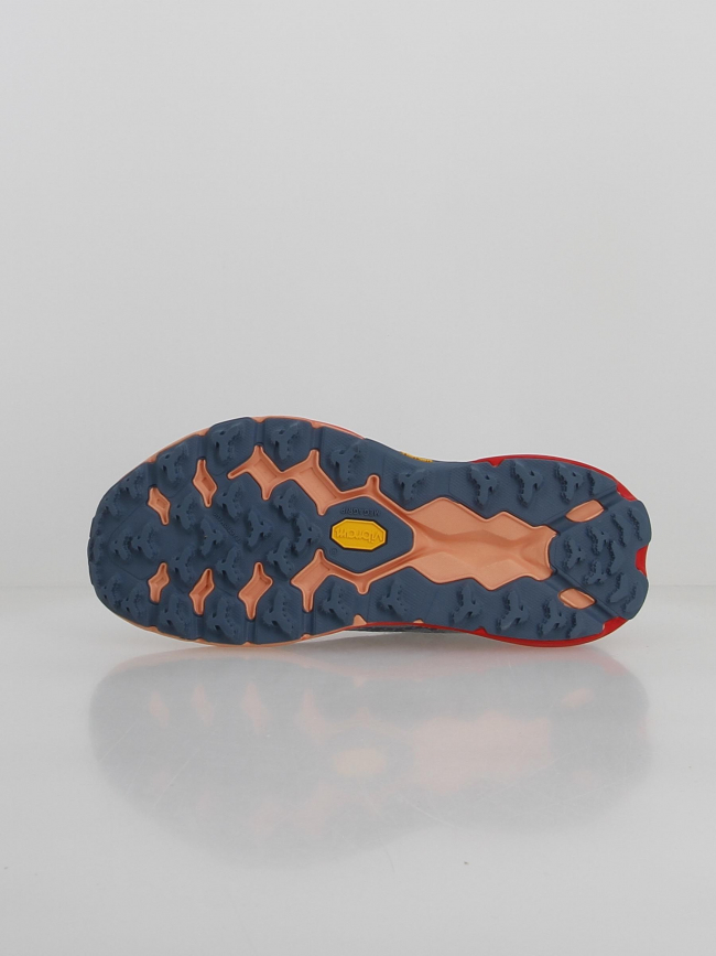 Chaussures de trail speedgoat 5 bleu rouge femme - Hoka