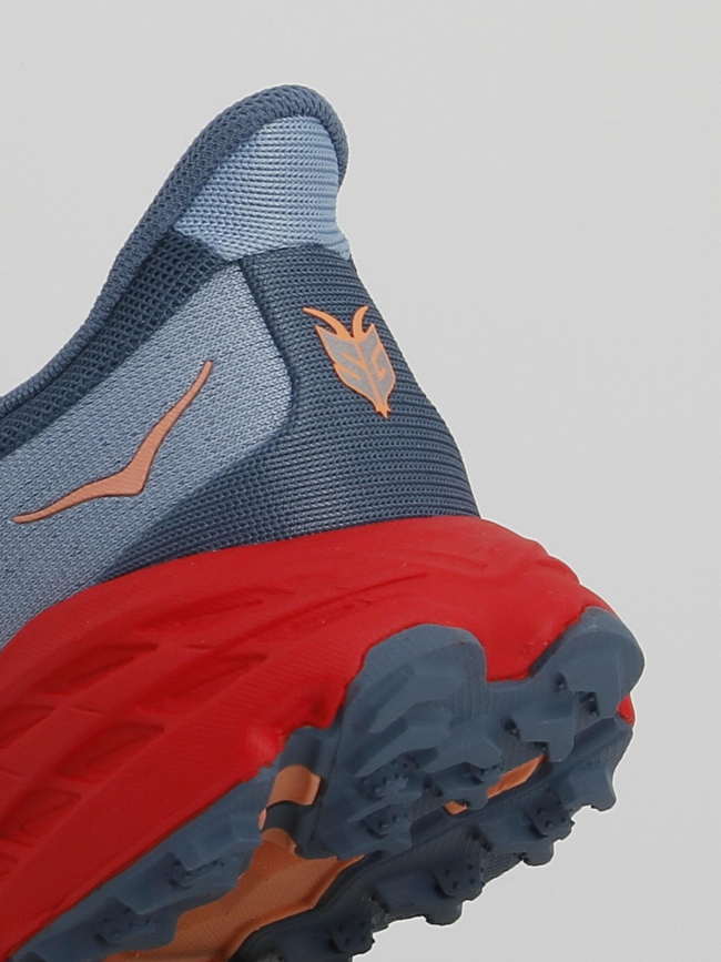 Chaussures de trail speedgoat 5 bleu rouge femme - Hoka