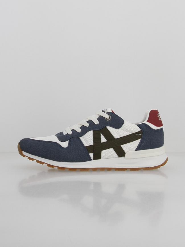 Baskets stanza combo 2.0 bleu blanc homme - Jack & Jones