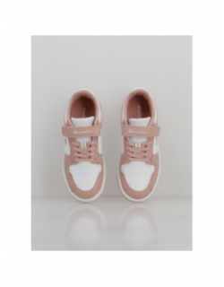 Baskets à scratch rebound 2.0 rose blanc fille - Champion