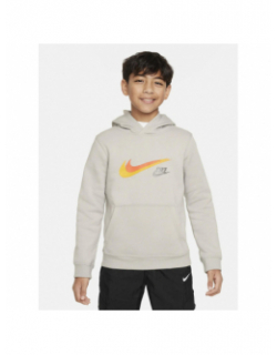 Sweat à capuche sportswear swoosh bleu enfant - Nike