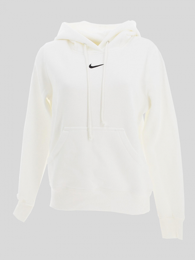 Sweat à capuche nsw phenix flc blanc femme - Nike