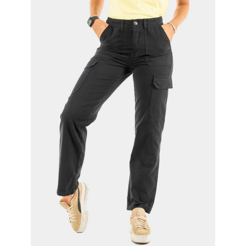 Pantalon cargo malfy noir femme - Only