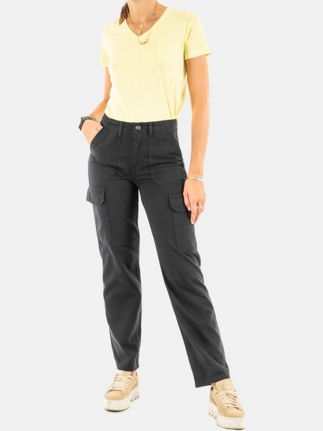 Pantalon cargo malfy noir femme - Only